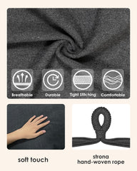 Highwild rope and canvas close-up showing durable weave for lasting comfort