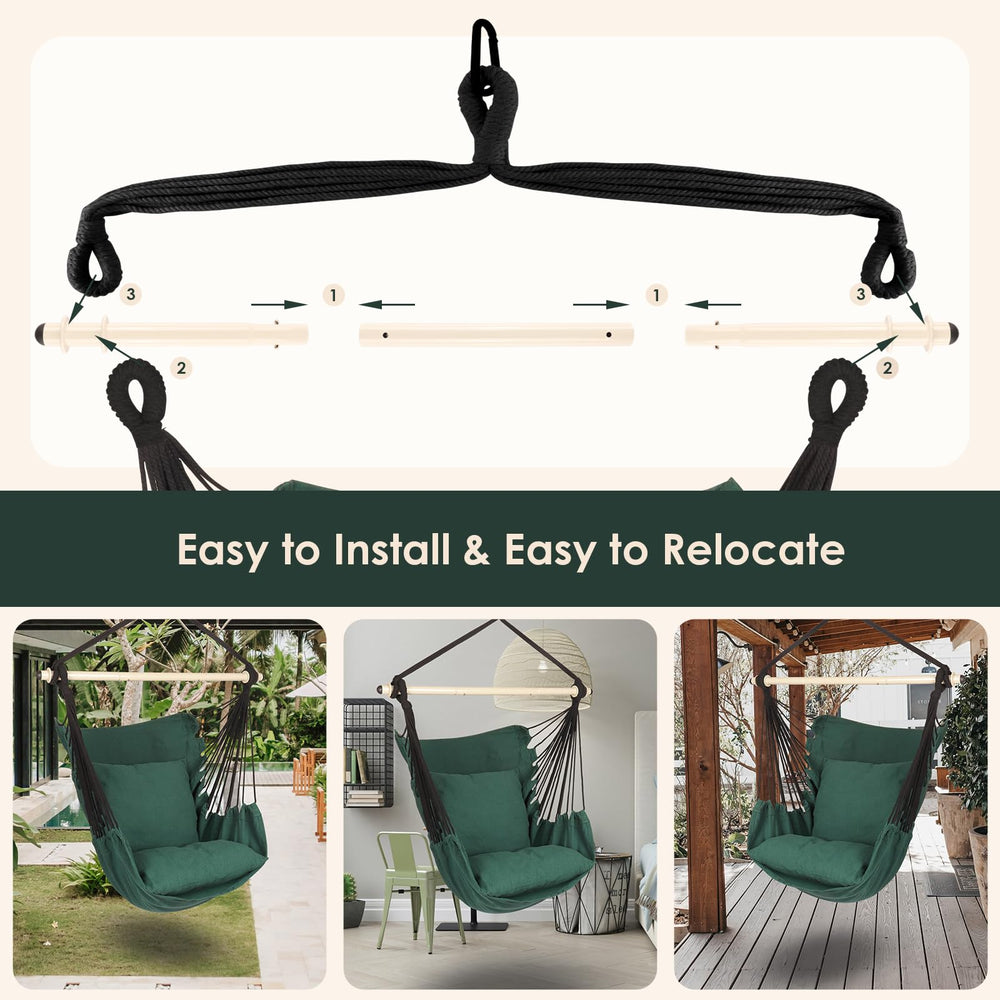 Highwild hammock chair on patio demonstrating relaxation and outdoor enjoyment