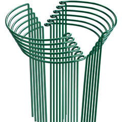 HiGift front package showing 12 half‑round plant stakes and benefits of compact support