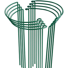 HiGift front view of half-round plant supports showing tidy appearance and blend with foliage