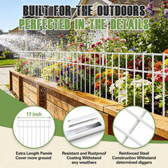 HIHADUUM installed in garden protecting plants and preventing pet access