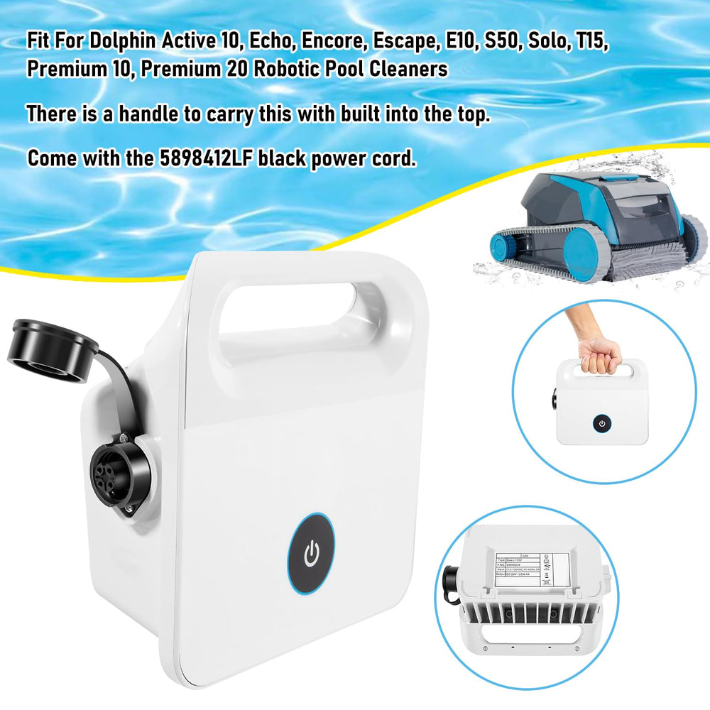 Hihitomorrow 5898412LF black power cord included for direct, secure electrical connection