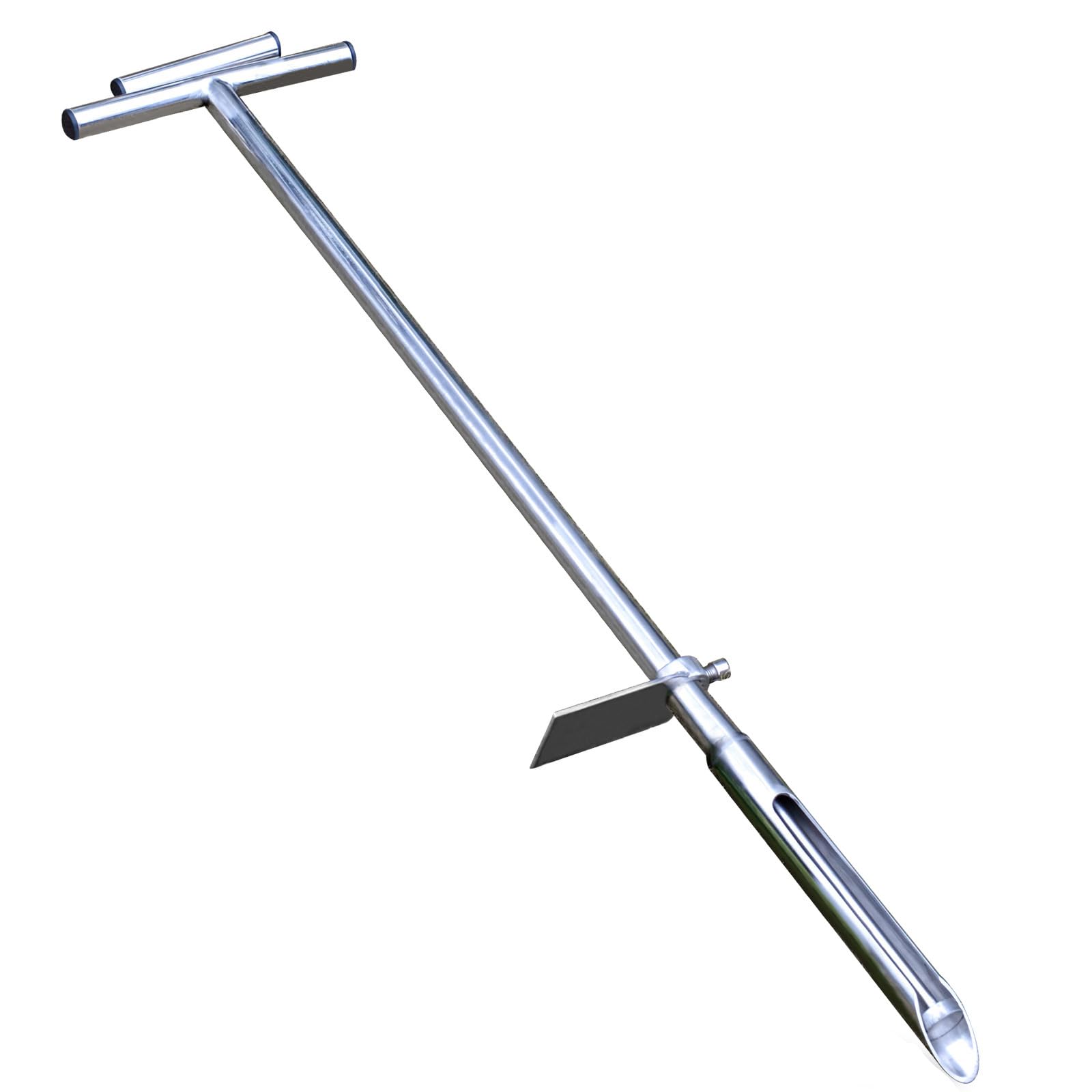 HiHydro probe front view showing stainless-steel shaft for durable sampling