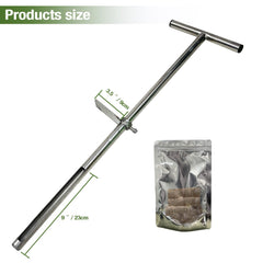 HiHydro T-handle and foot pedal view showing ergonomic leverage benefit