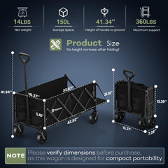 HIKEMOON wagon extended tailgate carrying a folded canopy for extra-length benefit