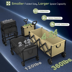 HIKEMOON folded compact storage reducing trunk space and saving room