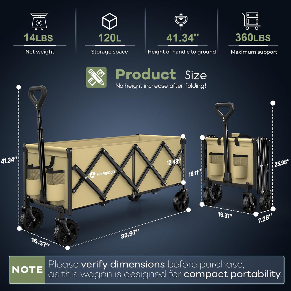 HIKEMOON side profile highlighting extra-long cargo bed for long items