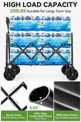 Hikenture close-up of 300D Oxford fabric and steel frame showing durable construction benefit