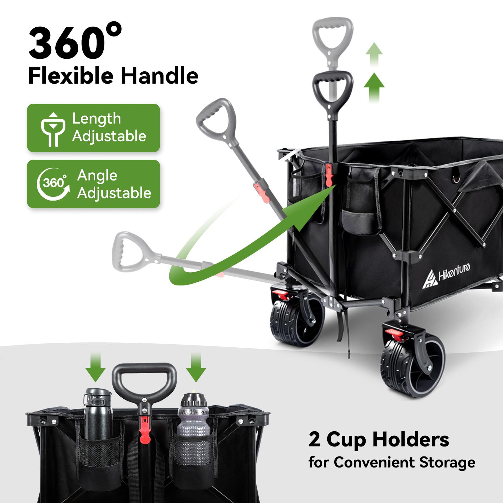 Hikenture reinforced steel frame and tear-resistant fabric for long-lasting strength