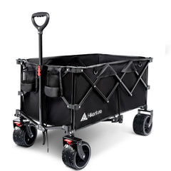 Hikenture front view packed with gear showing large capacity and easy access