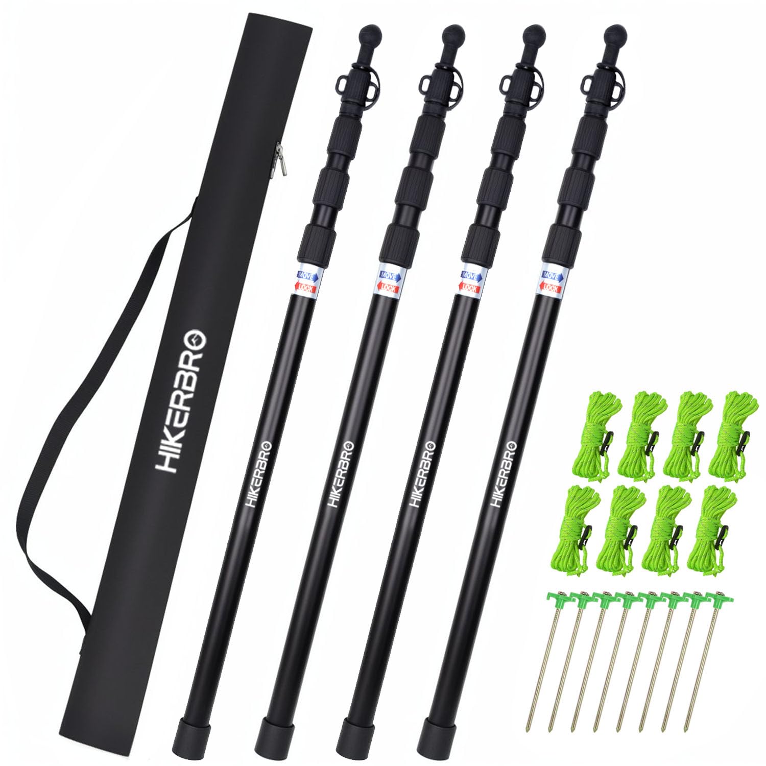 HIKERBRO front packaging showing full 4-pack kit and benefits