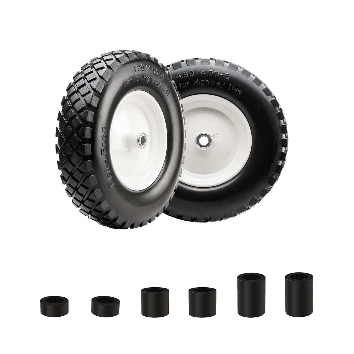 HIKYROKY front view assembled wheel showing ready-to-install benefit