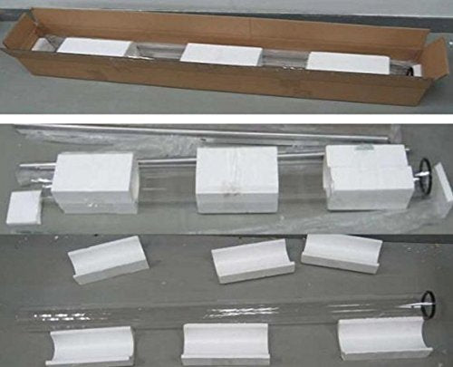 Close-up of Hiland quartz tube edge and surface, highlighting smooth finish for safe heat distribution