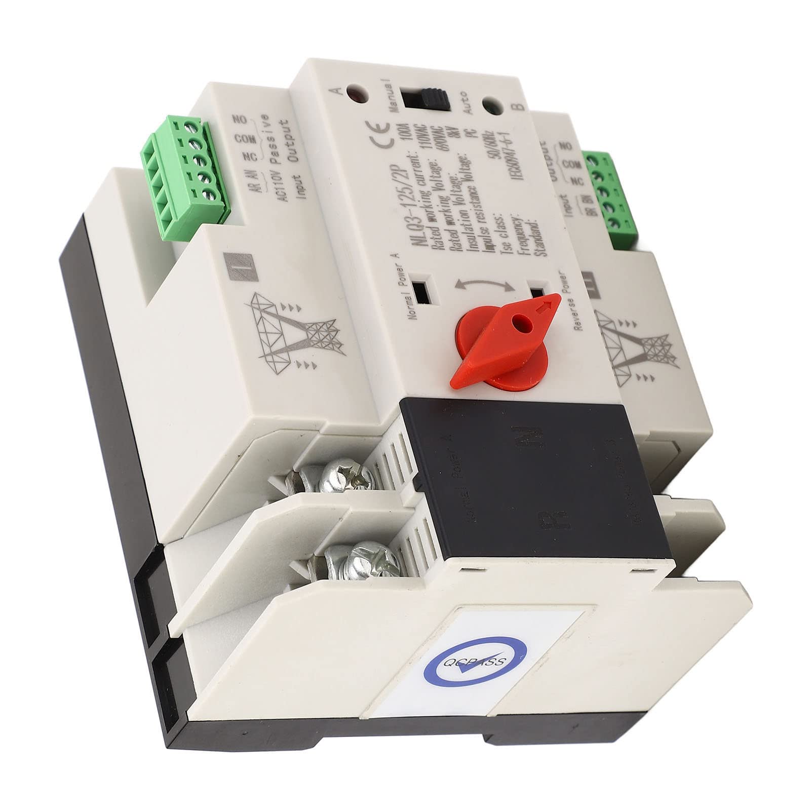 Hilitand labeled terminals and spec plate for easier wiring and verification