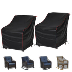 HillSetion front view with cover on chair showing full protection and neat fit