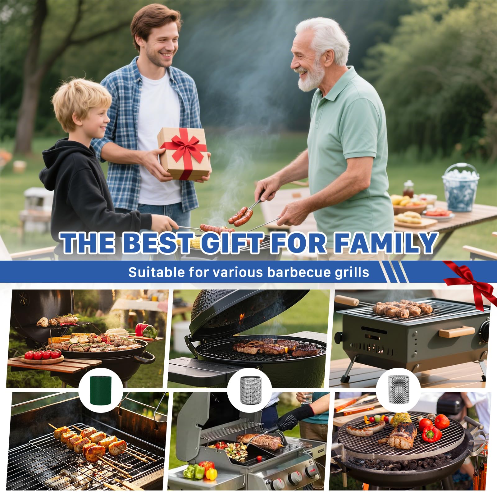 Hillyfe kit laid out with brush heads and Type-C cable for ready-to-use convenience