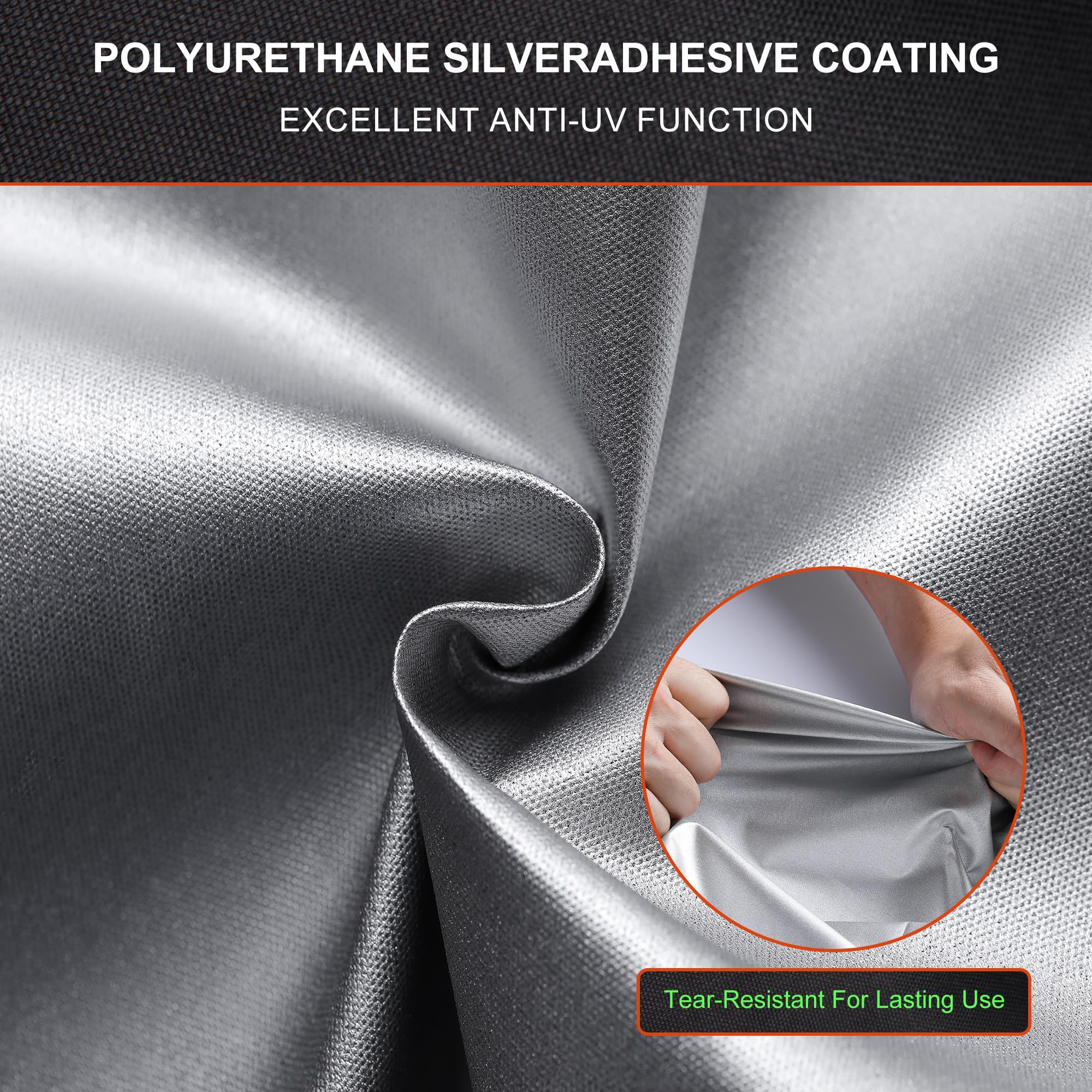 Himal Outdoors folded cover in drawstring bag saves garage space