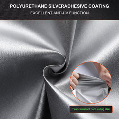 Himal Outdoors folded cover in drawstring bag saves garage space