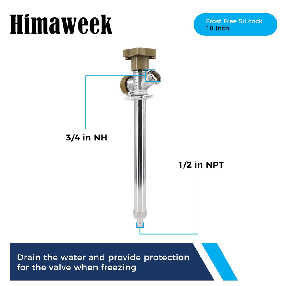 Himaweek chrome-plated brass finish close-up highlighting corrosion resistance and durability