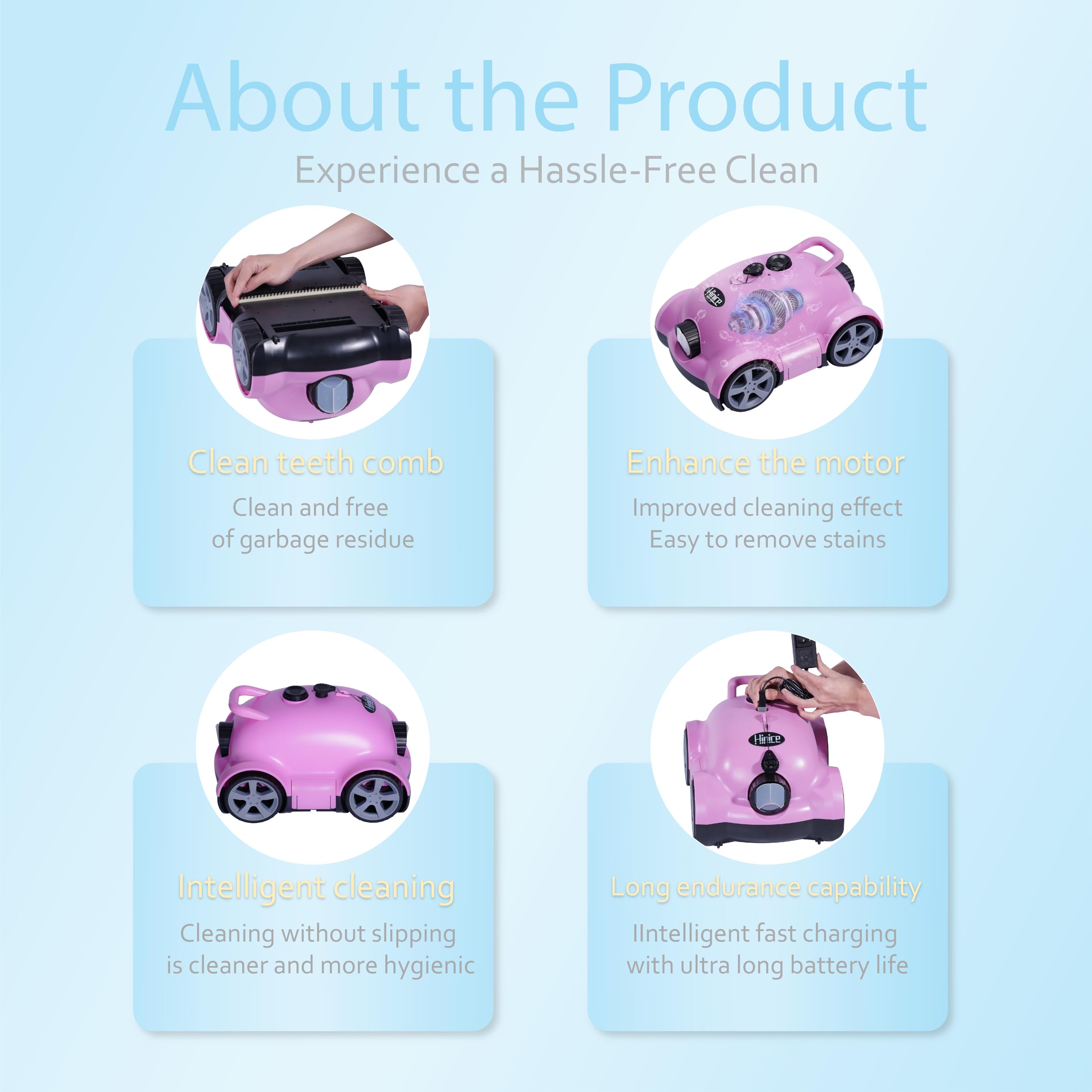 Hinice held by a person showing lightweight 10.6 lb portability for easy carrying and storage