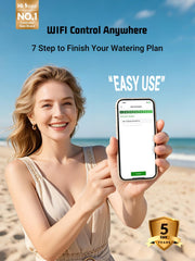 HiOazo app screen with schedule control giving remote convenience
