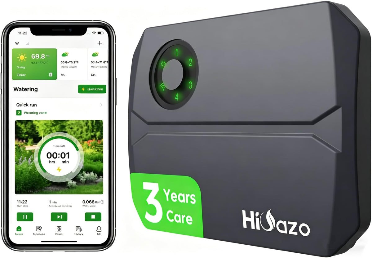 HiOazo front panel view showing controls and compact design benefits