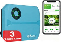 HiOazo front panel showing buttons and LED indicators for easy control