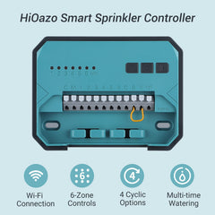 HiOazo internal wiring terminal close-up illustrating clear zone connections