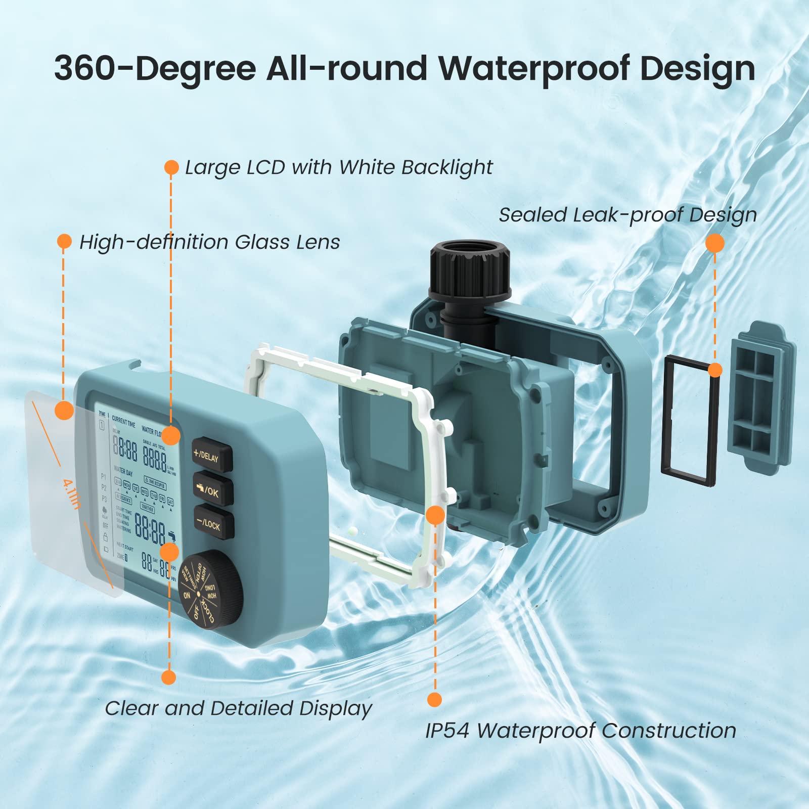 HiOazo programming interface detail with clear buttons for quick setup
