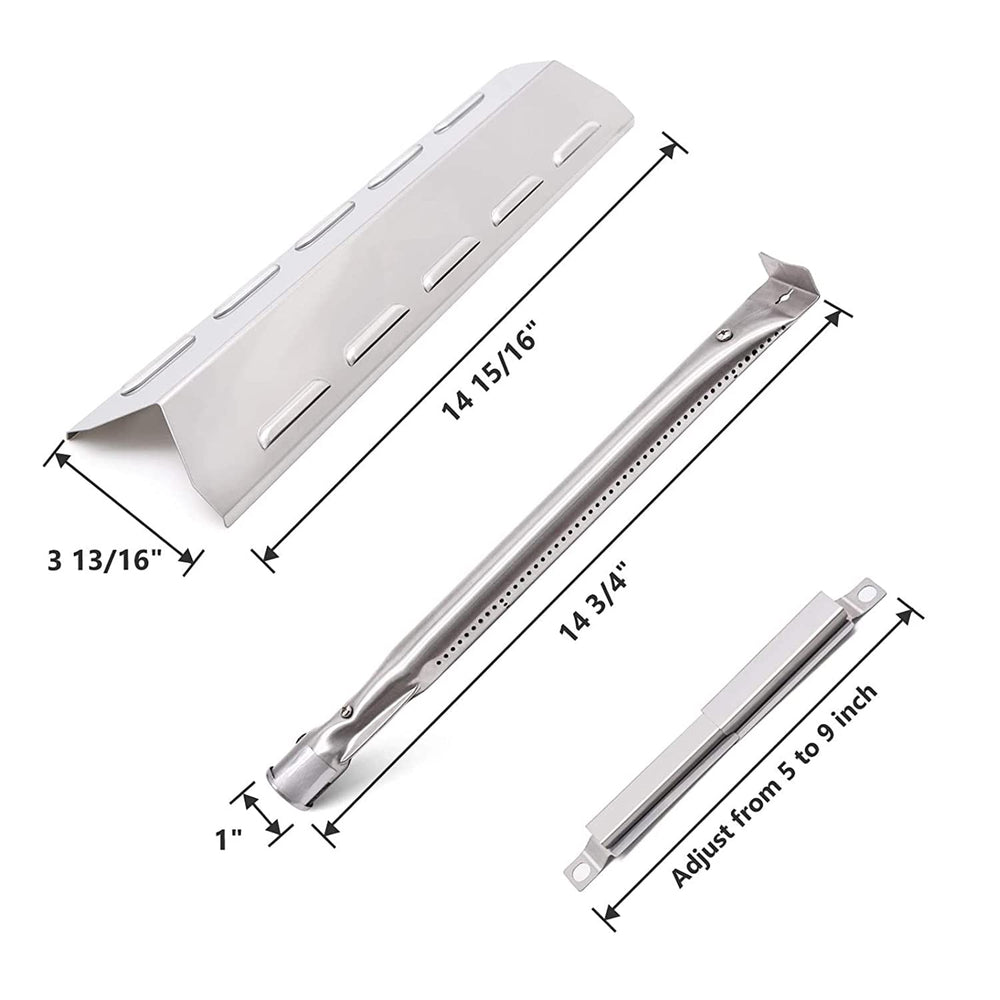 Hiorucet burner tube end detail showing clean ports for reliable flame performance