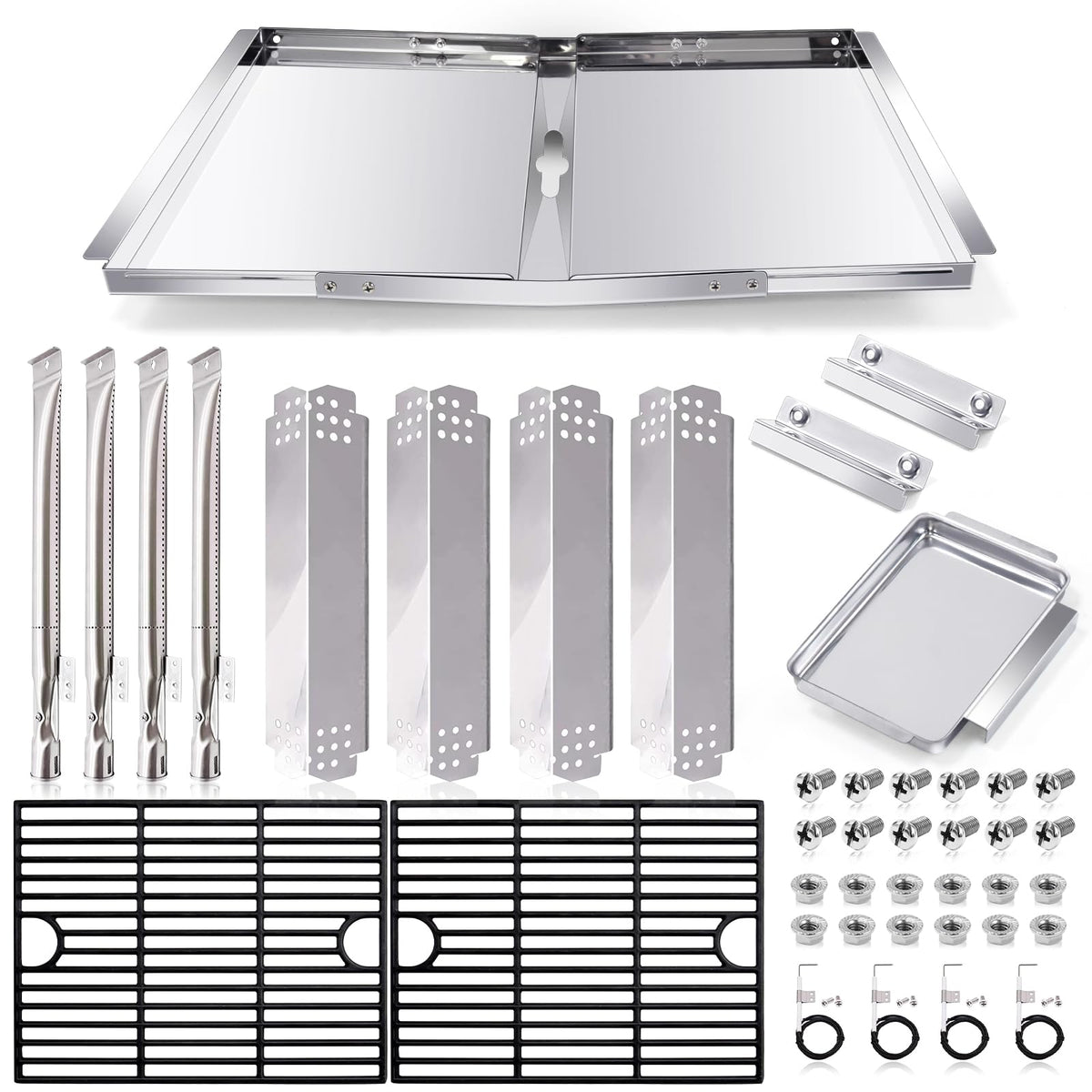 Hiorucet full kit layout showing all replacement parts and hardware for convenience