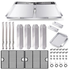 Hiorucet full kit layout showing all replacement parts and hardware for convenience