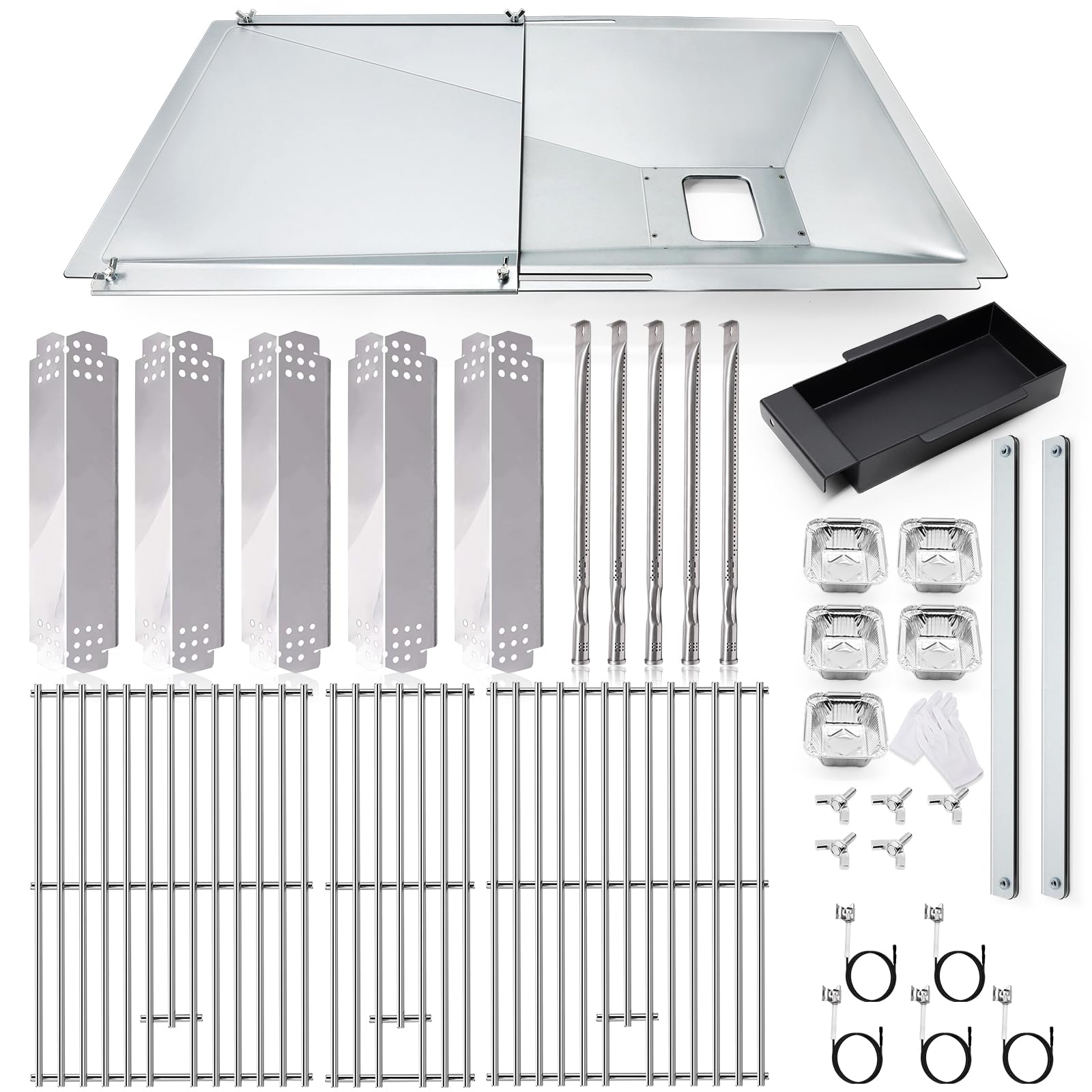 Hiorucet full replacement kit laid out showing all parts and easy upgrade benefit