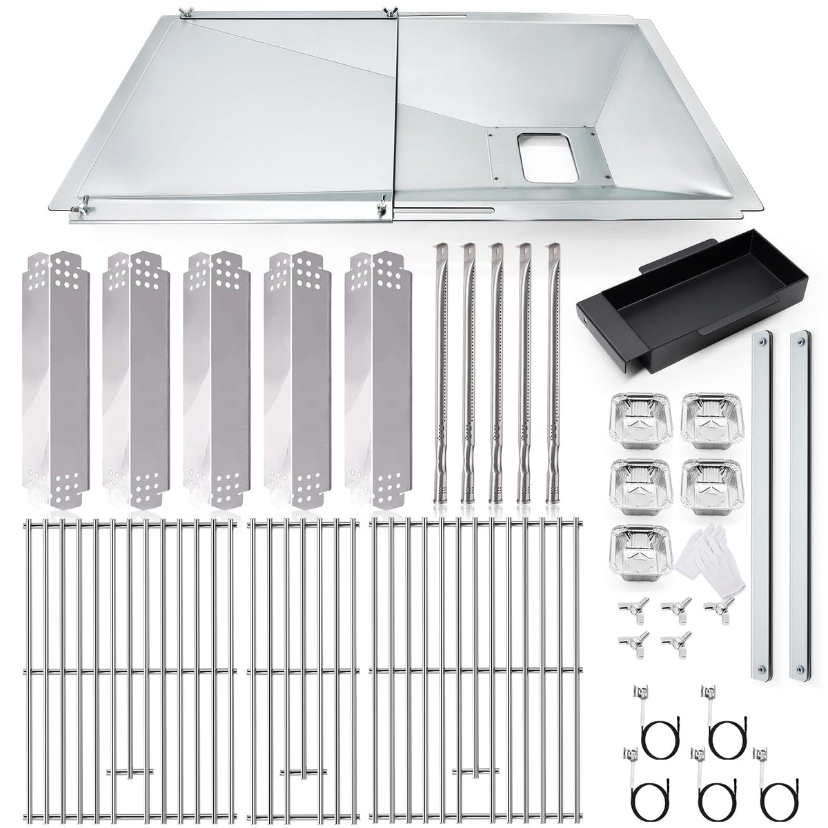 Hiorucet full replacement kit laid out showing all parts and easy upgrade benefit
