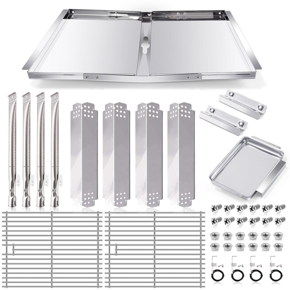 Hiorucet full replacement kit laid out showing complete parts, restoring grill performance