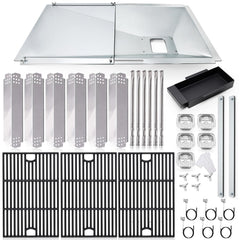 Hiorucet front view of full replacement kit showing organized components and convenience