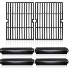 Hiorucet front view of replacement grates and shields, clear fit and durability
