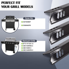 Hiorucet three-piece cast iron grates delivering improved searing and heat retention
