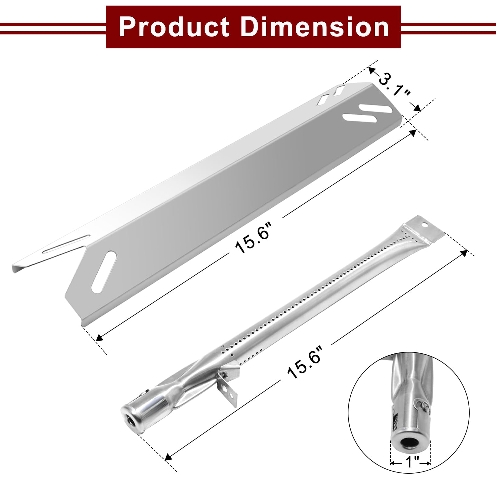 Hiorucet heat plate close-up showing stainless finish and long-lasting corrosion resistance