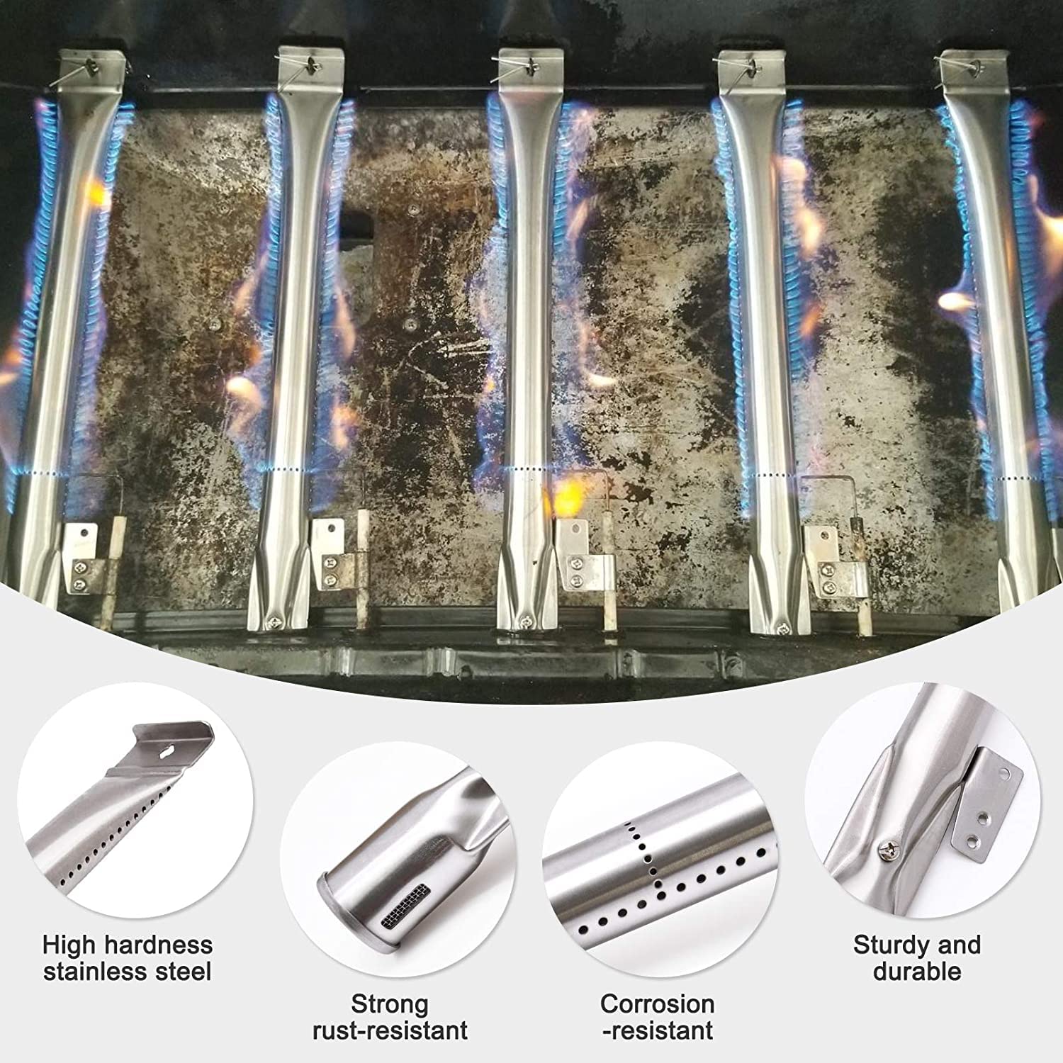Hiorucet kit staged by backyard grill, restores cooking performance for outdoor gatherings