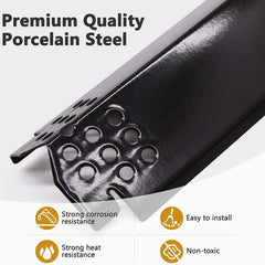 Hiorucet replacement parts installed in grill, improved heat distribution and fewer flare-ups