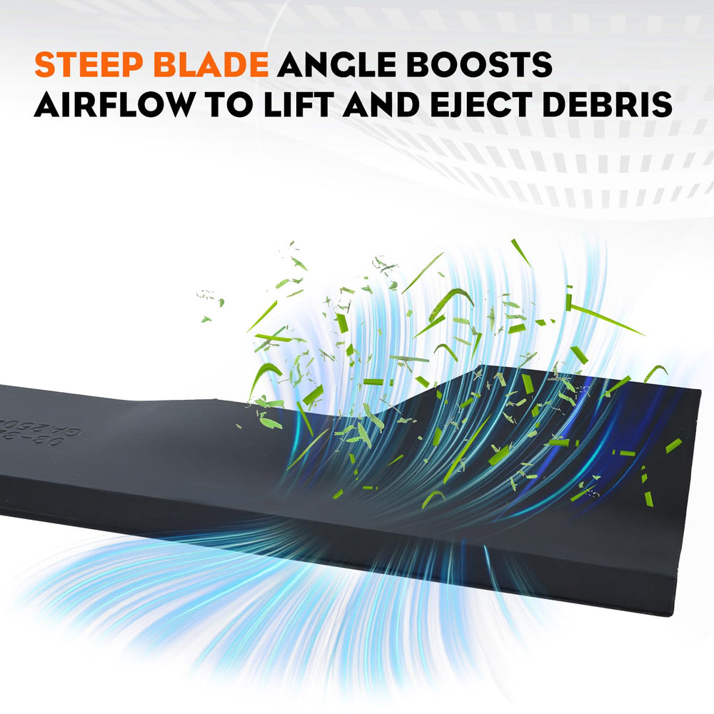 Hipa blade alloy steel surface close-up showing corrosion resistance and strength