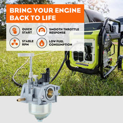 Hipa carburetor close-up on throttle linkage for smoother engine response