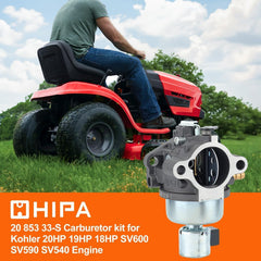 Close-up of Hipa carburetor float bowl showing corrosion-resistant finish
