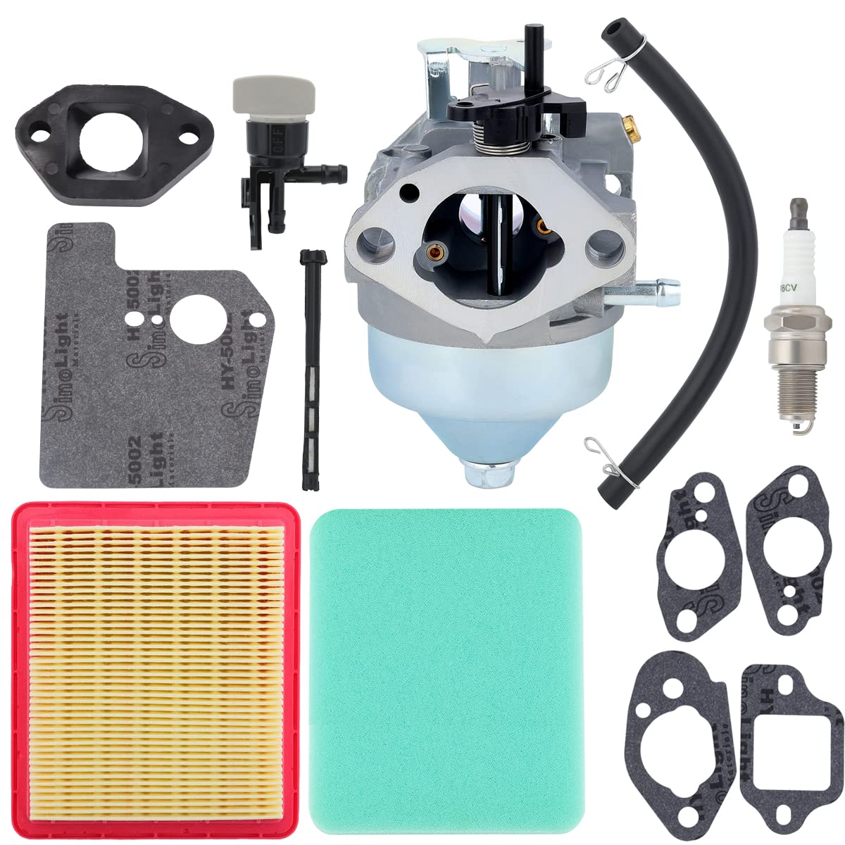 Hipa carburetor front view showing precise fit and easy install