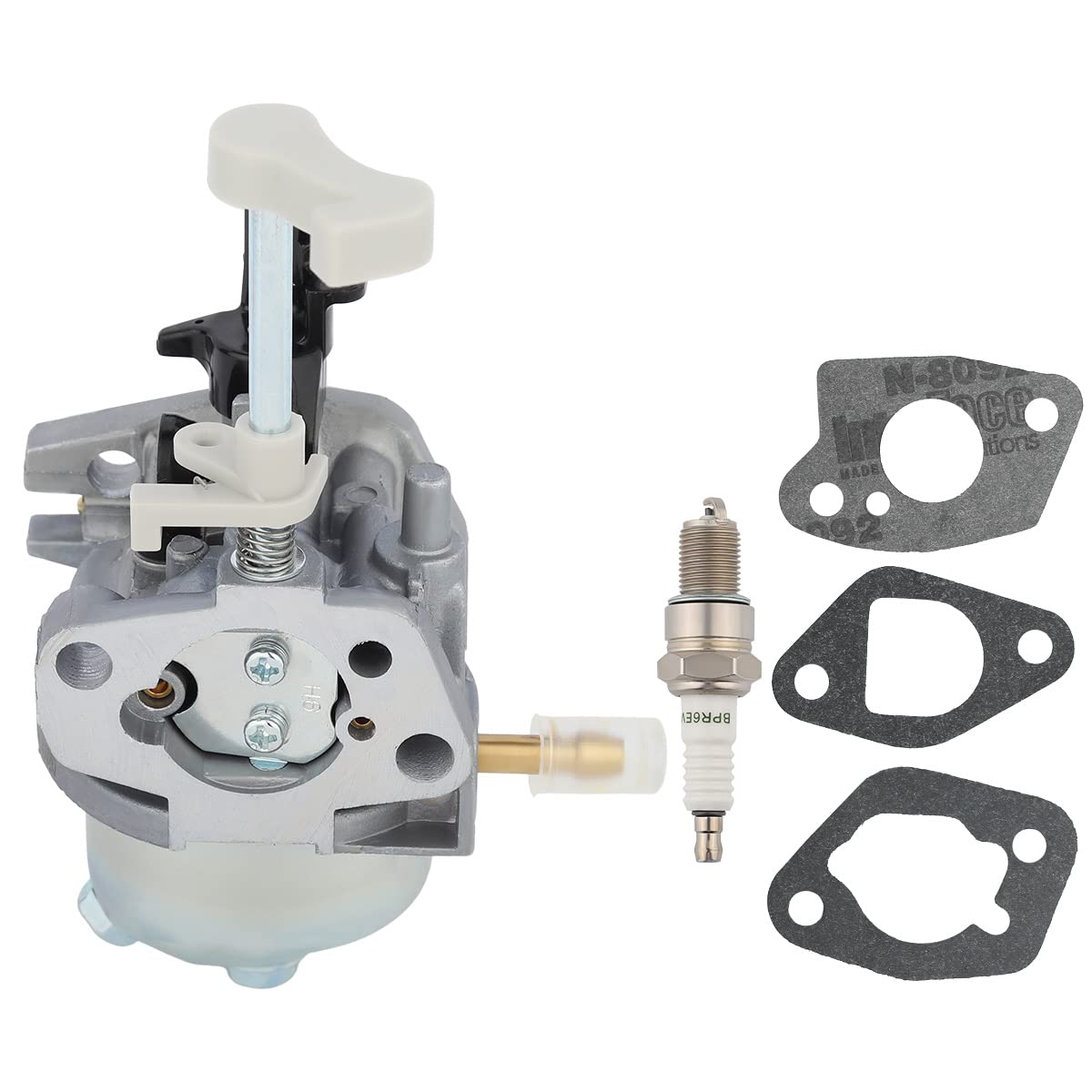 Hipa carburetor front view showing fit for Ryobi and reliable fuel delivery