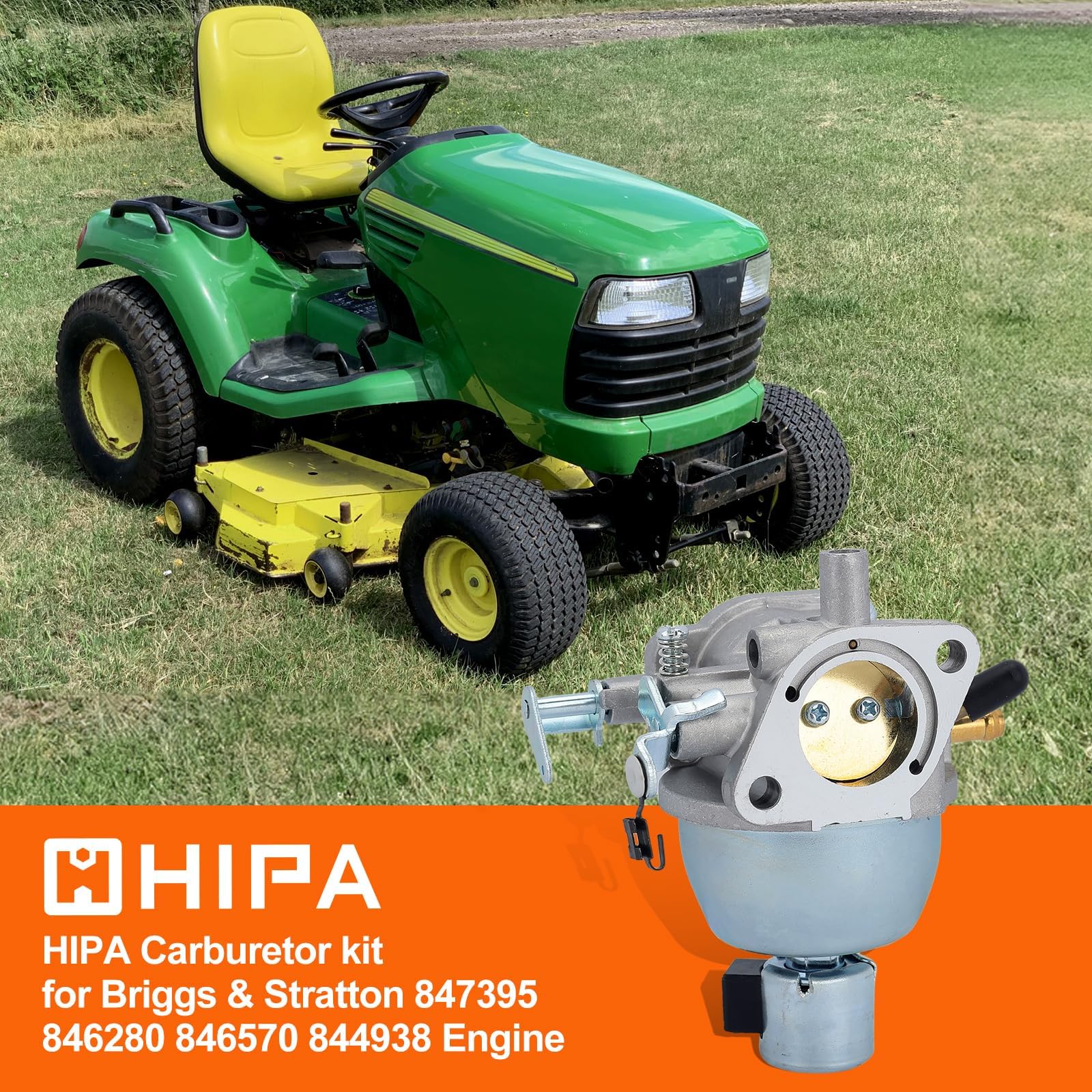 Hipa carburetor side detail highlighting inlet ports and durable finish