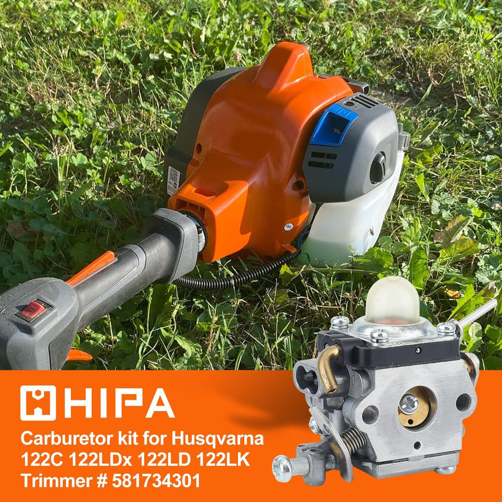Hipa carburetor side profile highlighting compact, durable construction