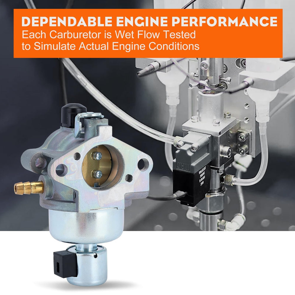 Hipa spark plug and fuel filter included to improve starting reliability