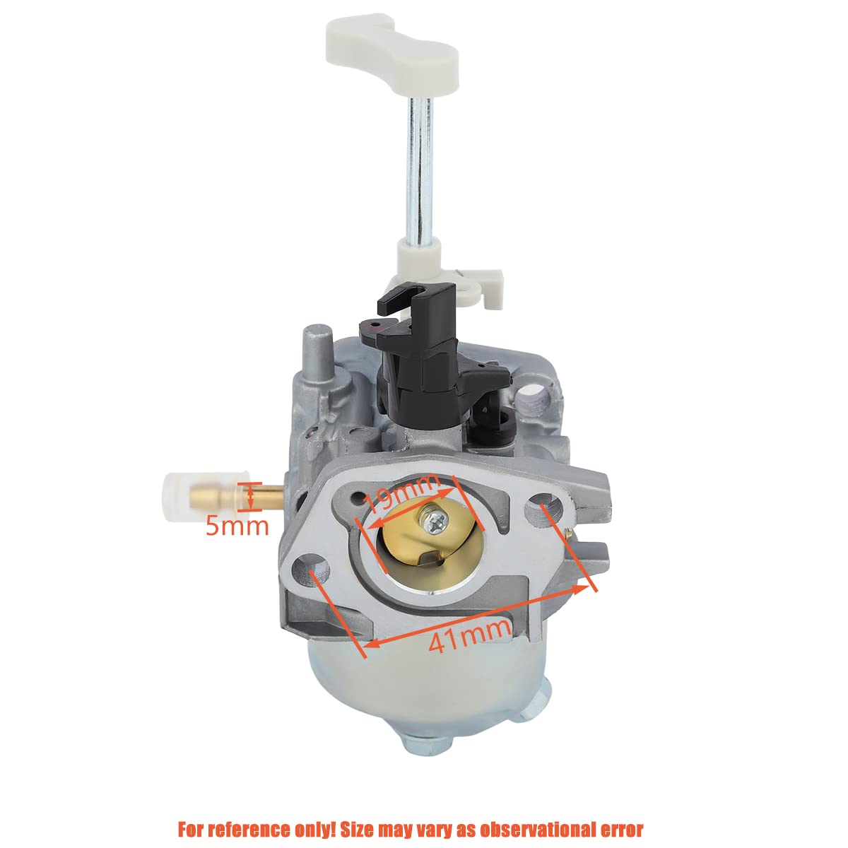 Hipa carburetor top port view showing clean passages for consistent fuel flow